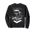 Blueprint Phonograph Vinyl Player Chart Sweatshirt - Unique Graphic Unisex - T-Shirt, Sweatshirt, Hoodie