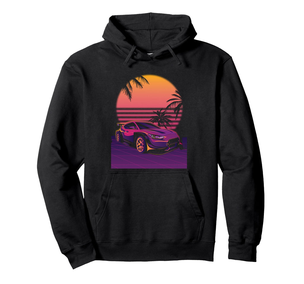 Aesthetic Synthwave Retrowave Vaporwave Hoodie - Novelty Apparel Men Women - T-Shirt, Sweatshirt, Hoodie