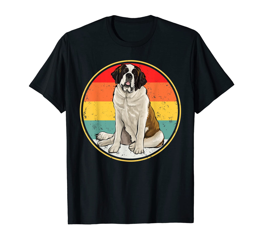 Sunset St Bernard Dog T-Shirt - Unique Graphic for Adults - T-Shirt, Sweatshirt, Hoodie