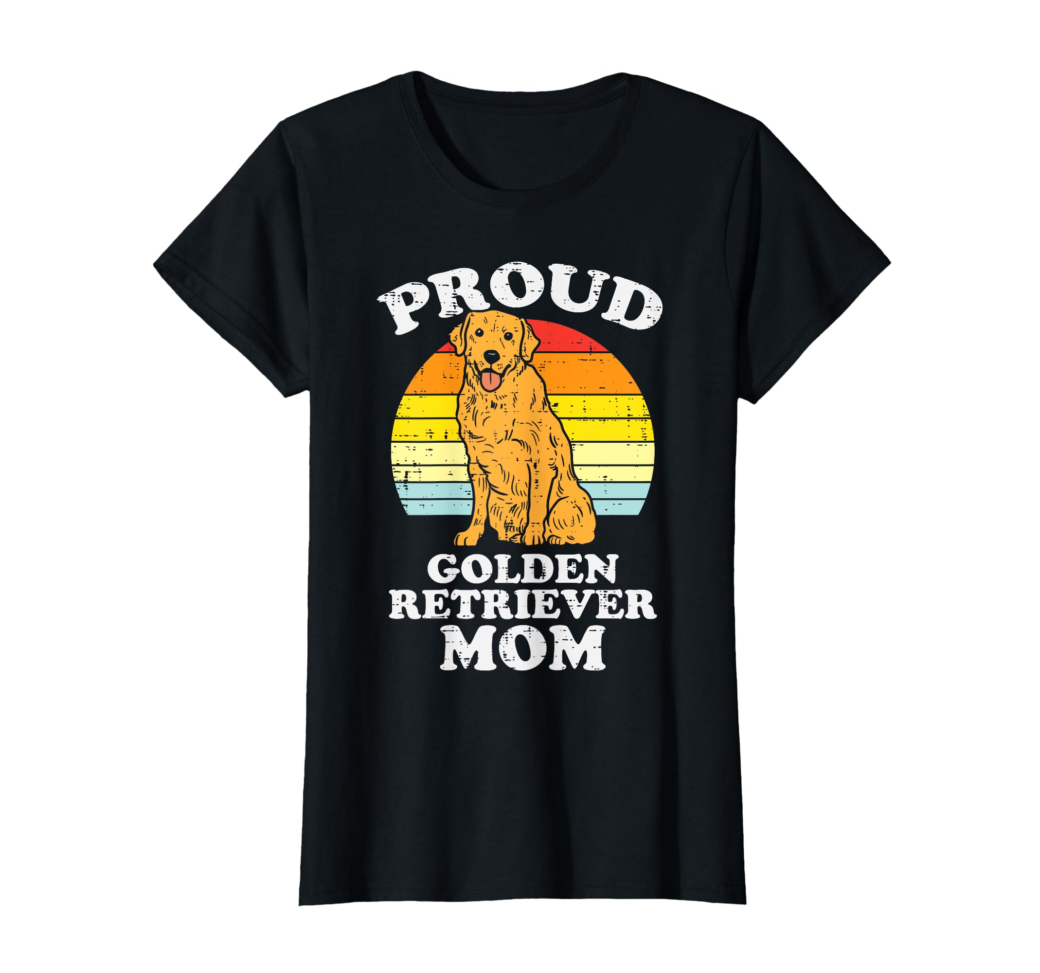 Proud Golden Retriever Mom Sunset Dog T-Shirt - Trendy Graphic for Adults - T-Shirt, Sweatshirt, Hoodie