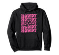Rodeo White Howdy Western Cowboy Hat Hoodie - Novelty Apparel Unisex - T-Shirt, Sweatshirt, Hoodie