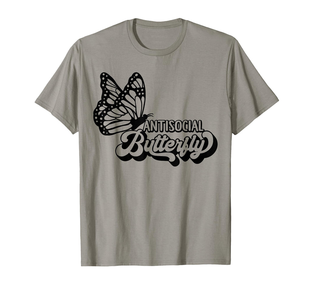 Antisocial Butterfly T-Shirt - Casual Everyday Wear for Adults - T-Shirt, Sweatshirt, Hoodie