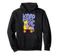 Keep Roller Skating Rolling Funny Keep Hoodie - Unique Graphic Men Women - T-Shirt, Sweatshirt, Hoodie