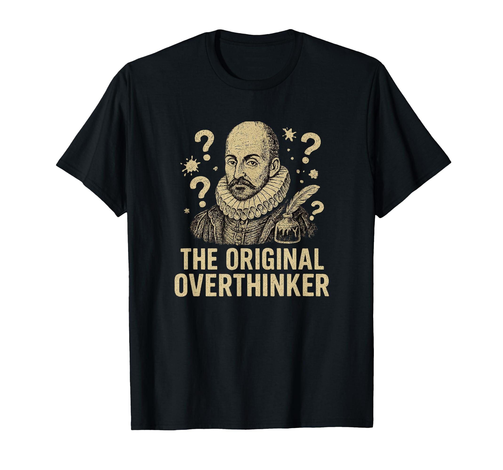 Original Overthinker Philosopher T-Shirt - Fun Novelty Design Men Women - T-Shirt, Sweatshirt, Hoodie