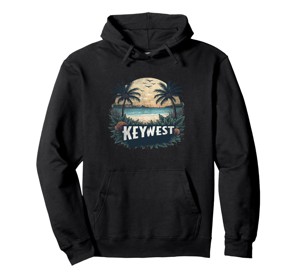 Key West Landscape Souvenir Hoodie - Graphic Print for Adults - T-Shirt, Sweatshirt, Hoodie