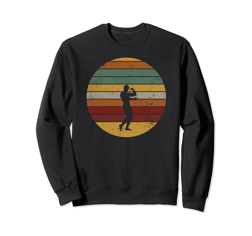 Bodybuilder Sunset Sweatshirt - Graphic Print Men Women - T-Shirt, Sweatshirt, Hoodie
