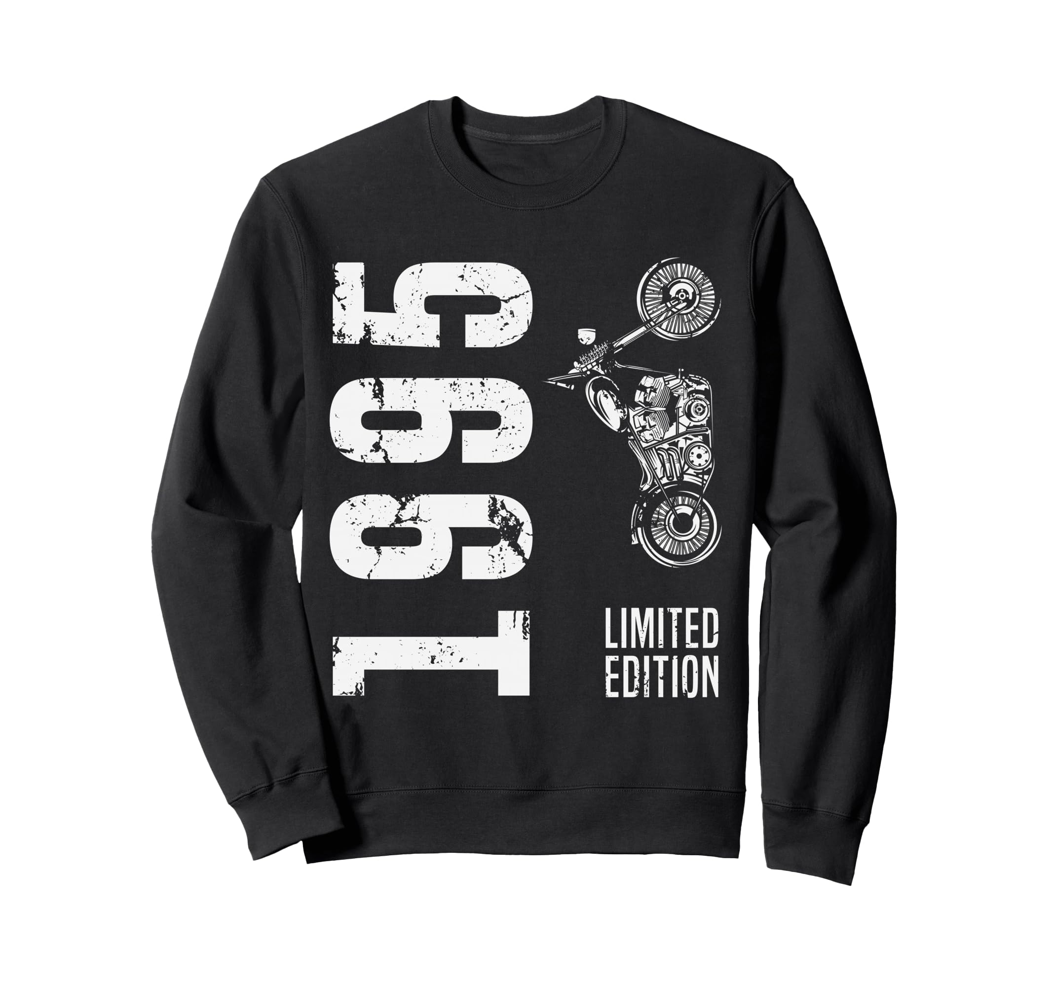 Born 1995 Motorcycle 31Th Birthday Sweatshirt - Unique Graphic for Adults - T-Shirt, Sweatshirt, Hoodie
