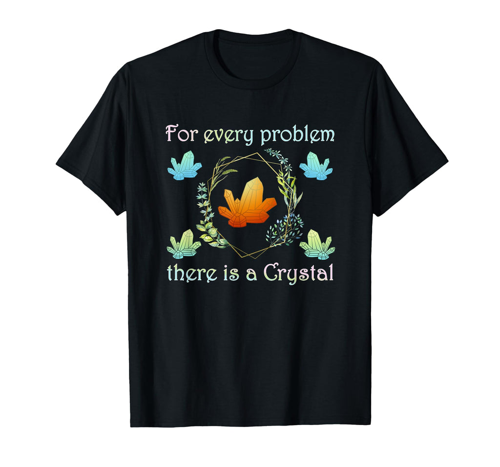 Healing Crystals Witchy Wicca Spiritual T-Shirt - Custom Art Print Unisex - T-Shirt, Sweatshirt, Hoodie