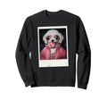 Poodle Hipster Vibes 90S Film Sweatshirt - Trendy Graphic for Adults - T-Shirt, Sweatshirt, Hoodie