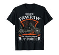 Biker Pawpaw Motorcycle Gift Seniors T-Shirt - Custom Art Print Men Women - T-Shirt, Sweatshirt, Hoodie