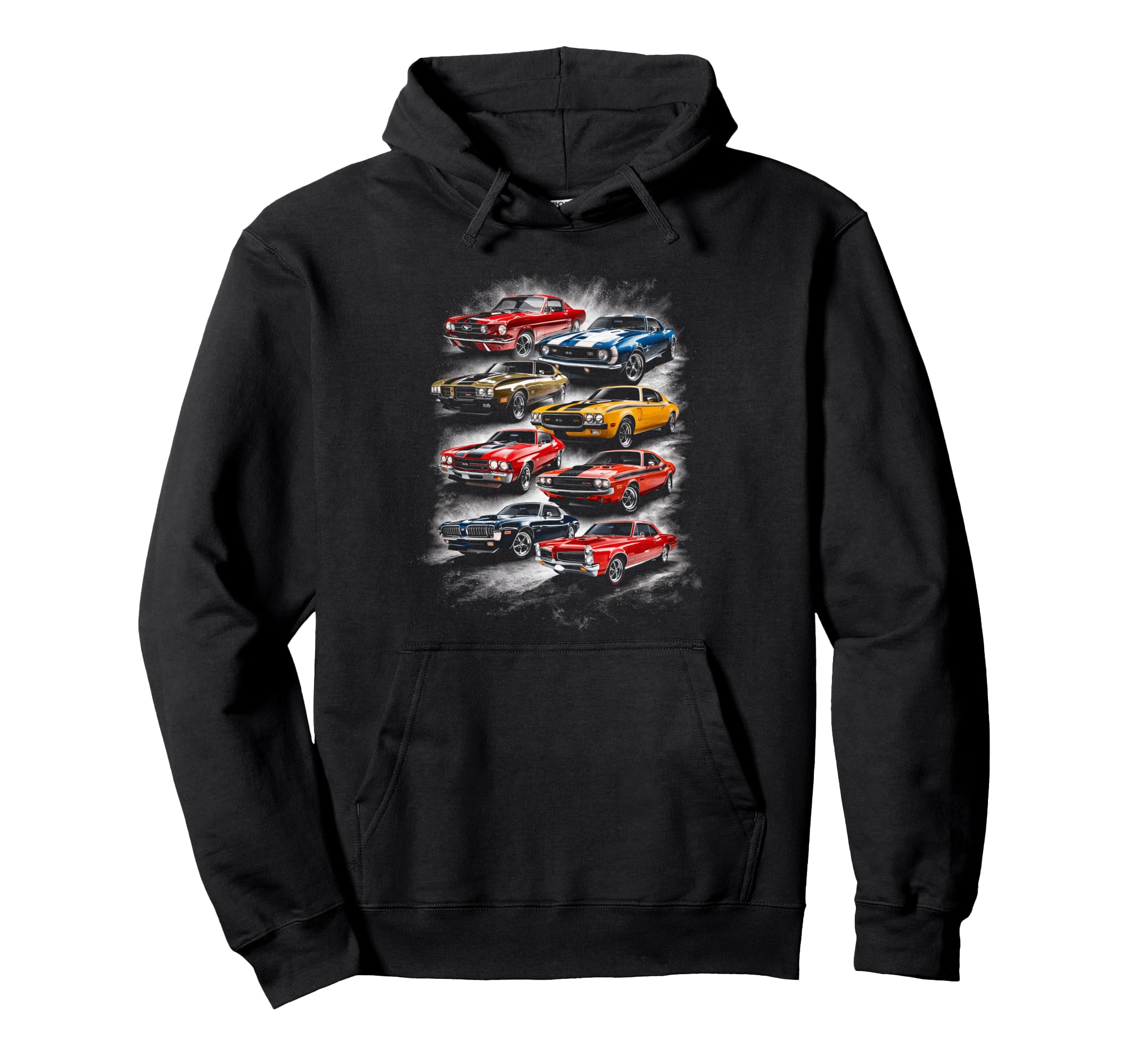 American Muscle Legends Car Auto Hoodie - Graphic Print Men Women - T-Shirt, Sweatshirt, Hoodie