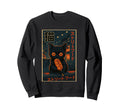 Black Cat Eating Corndog Sweatshirt - Casual Everyday Wear for Adults - T-Shirt, Sweatshirt, Hoodie