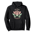 Lotus Flower Bloom Silence Zen Yoga Hoodie - Novelty Apparel for Adults - T-Shirt, Sweatshirt, Hoodie