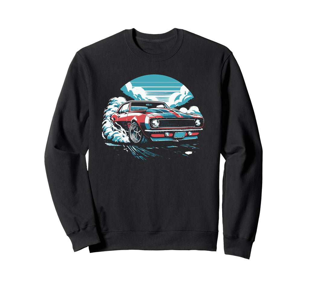 Muscle Car 60S 70S Car Lover Sweatshirt - Aesthetic Graphic for Adults - T-Shirt, Sweatshirt, Hoodie