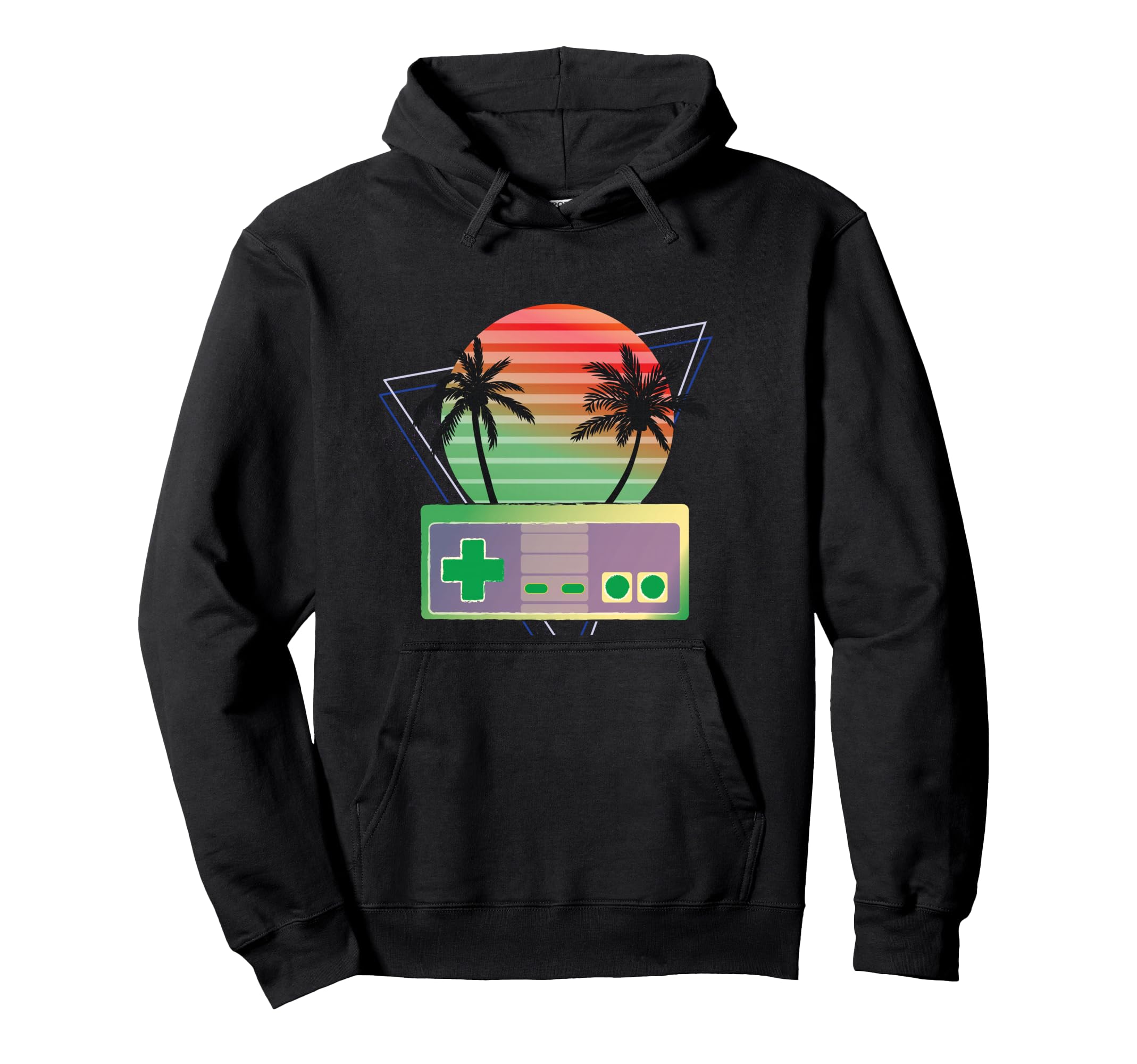 80S Retrowave Synthwave Gamer Hoodie - Fun Novelty Design for Adults - T-Shirt, Sweatshirt, Hoodie