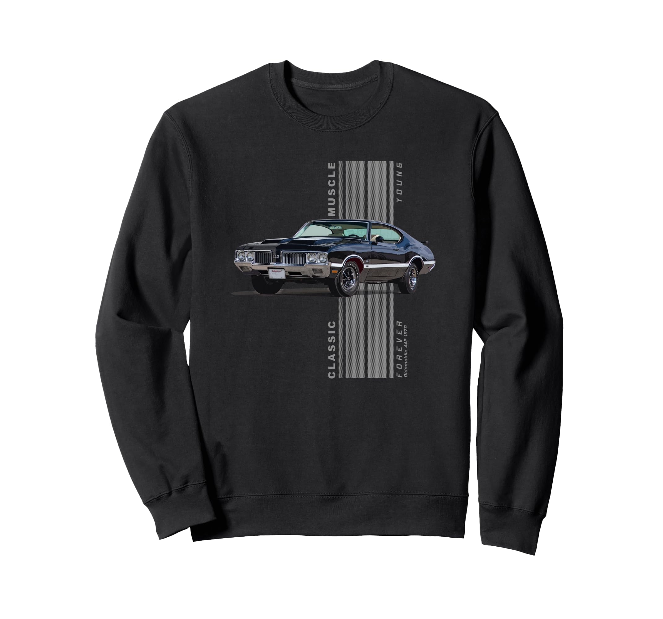 Olds 442 American Muscle Cars Sweatshirt - Minimalist Print Men Women - T-Shirt, Sweatshirt, Hoodie