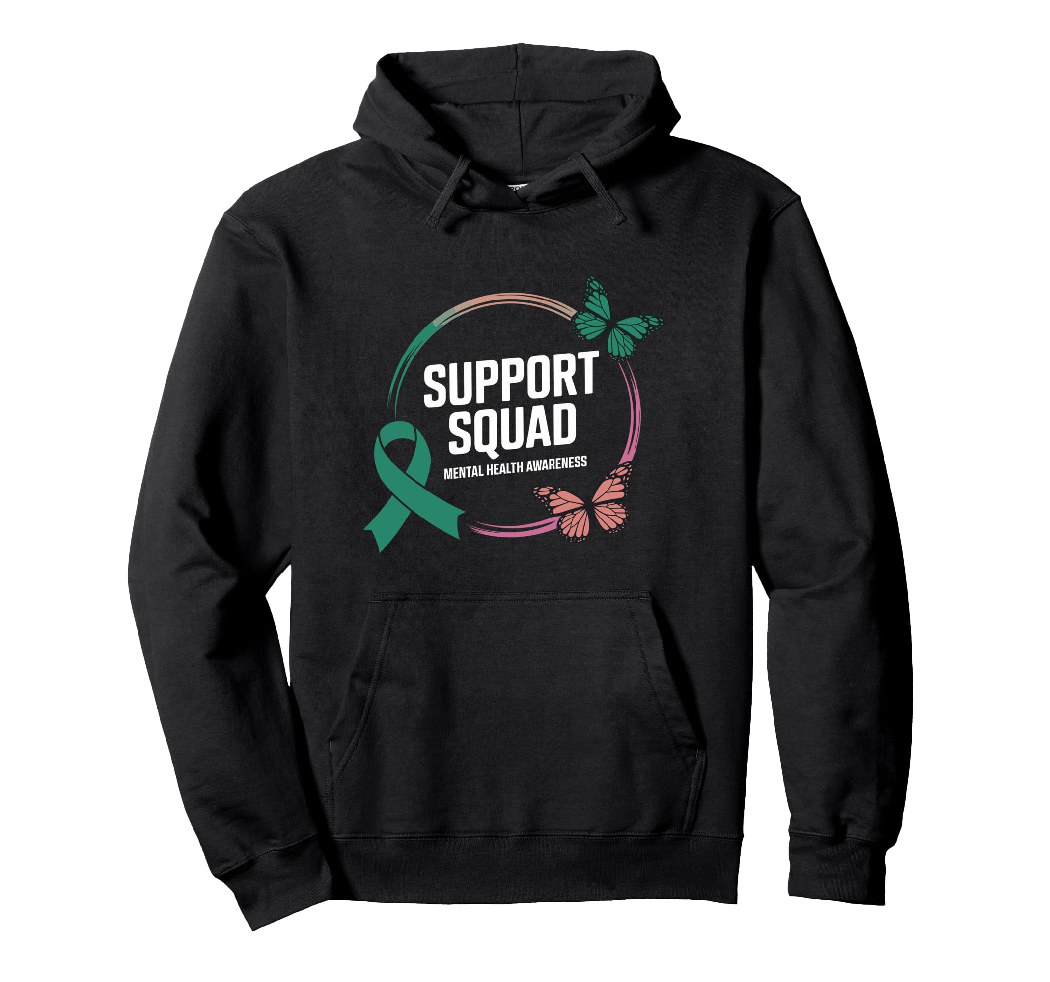 Suport Squad Mental Health Awareness Hoodie - Custom Art Print for Adults - T-Shirt, Sweatshirt, Hoodie