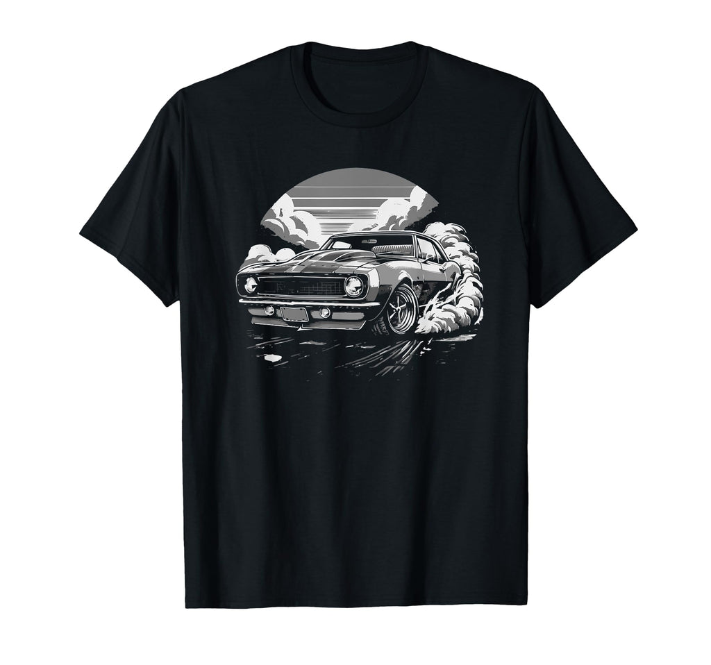American Muscle Car 60S 70S Car Lover T-Shirt - Custom Art Print Men Women - T-Shirt, Sweatshirt, Hoodie
