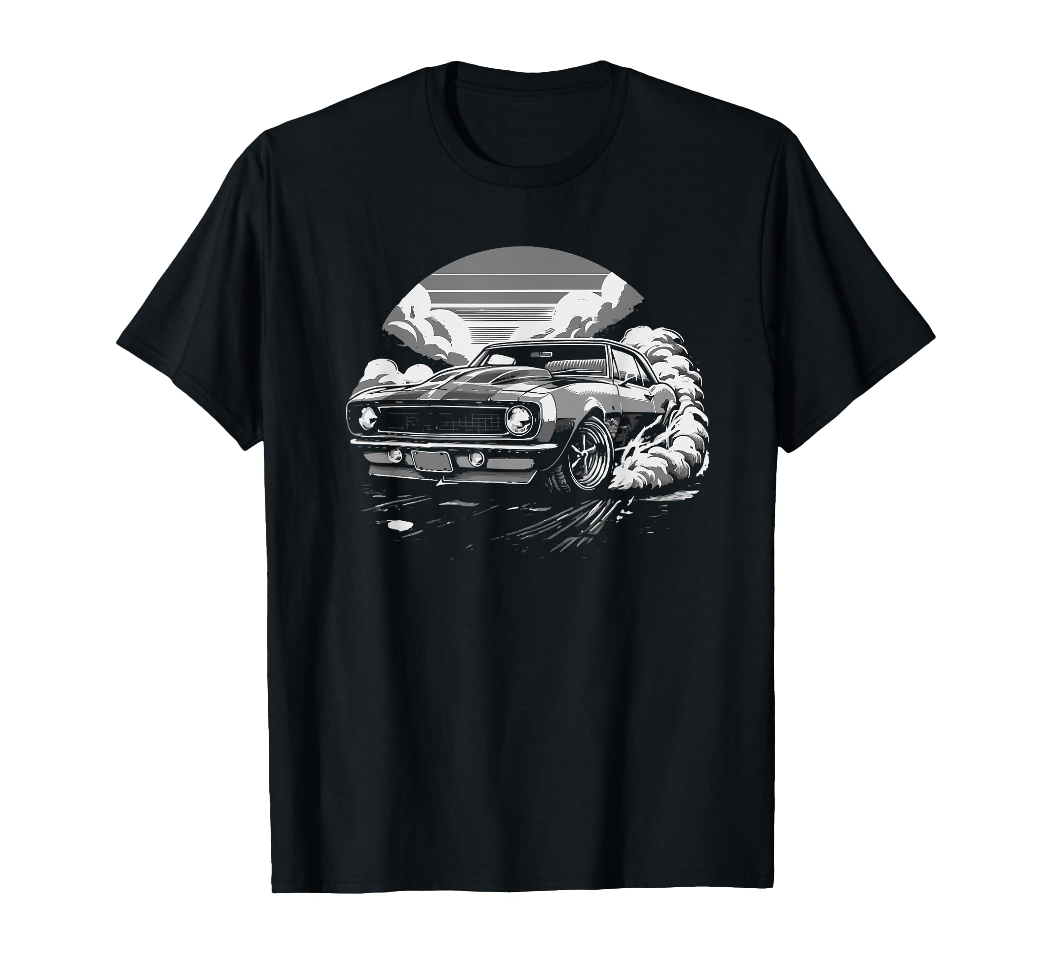 American Muscle Car 60S 70S Car Lover T-Shirt - Custom Art Print Men Women - T-Shirt, Sweatshirt, Hoodie