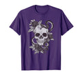 Skull Snake Rose Art Old School T-Shirt - Streetwear Style for Adults - T-Shirt, Sweatshirt, Hoodie