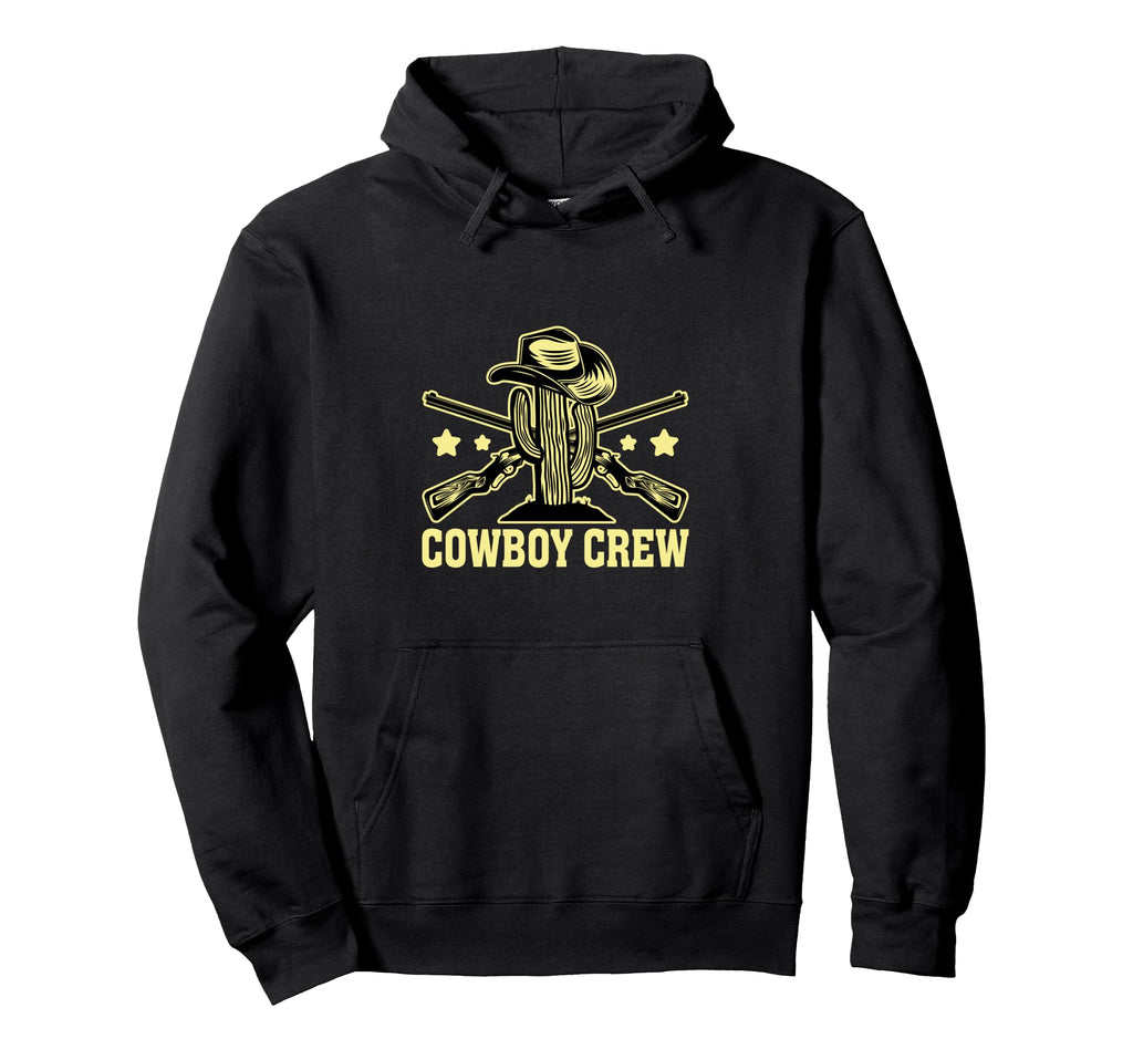 Cowboy Crew Cactus Western Cowboys Hoodie - Unique Graphic for Adults - T-Shirt, Sweatshirt, Hoodie
