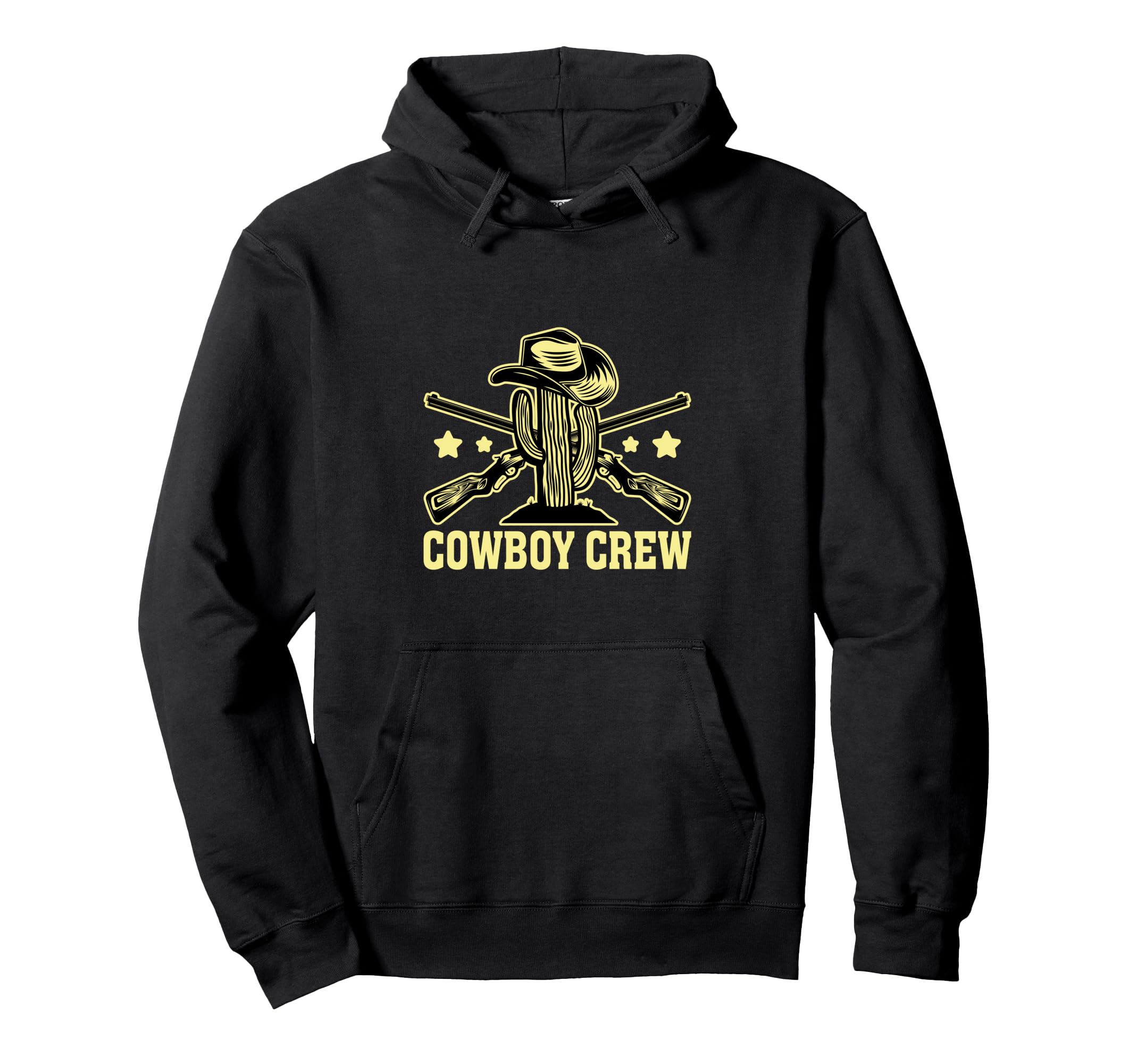 Cowboy Crew Cactus Western Cowboys Hoodie - Unique Graphic for Adults - T-Shirt, Sweatshirt, Hoodie