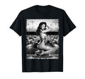 Pinup Future Brunette Model Bw T-Shirt - Trendy Graphic Men Women - T-Shirt, Sweatshirt, Hoodie