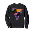 Synthwave Triangle Updated Sweatshirt - Minimalist Print Men Women - T-Shirt, Sweatshirt, Hoodie