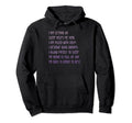 Bedtime Affirmations Adults Self Care Hoodie - Minimalist Print Unisex - T-Shirt, Sweatshirt, Hoodie