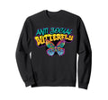 Antisocial Butterfly Introvert Sweatshirt - Minimalist Print Men Women - T-Shirt, Sweatshirt, Hoodie