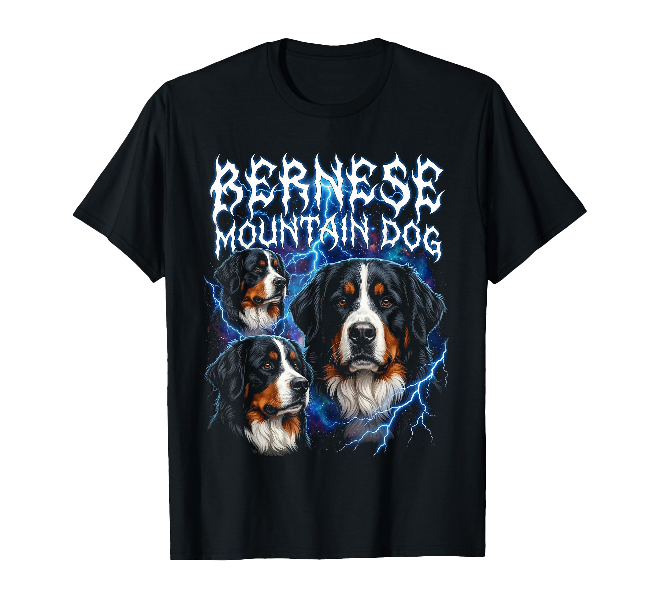 Bernese Mountain Dog 90S Heavy T-Shirt - Fun Novelty Design Men Women - T-Shirt, Sweatshirt, Hoodie