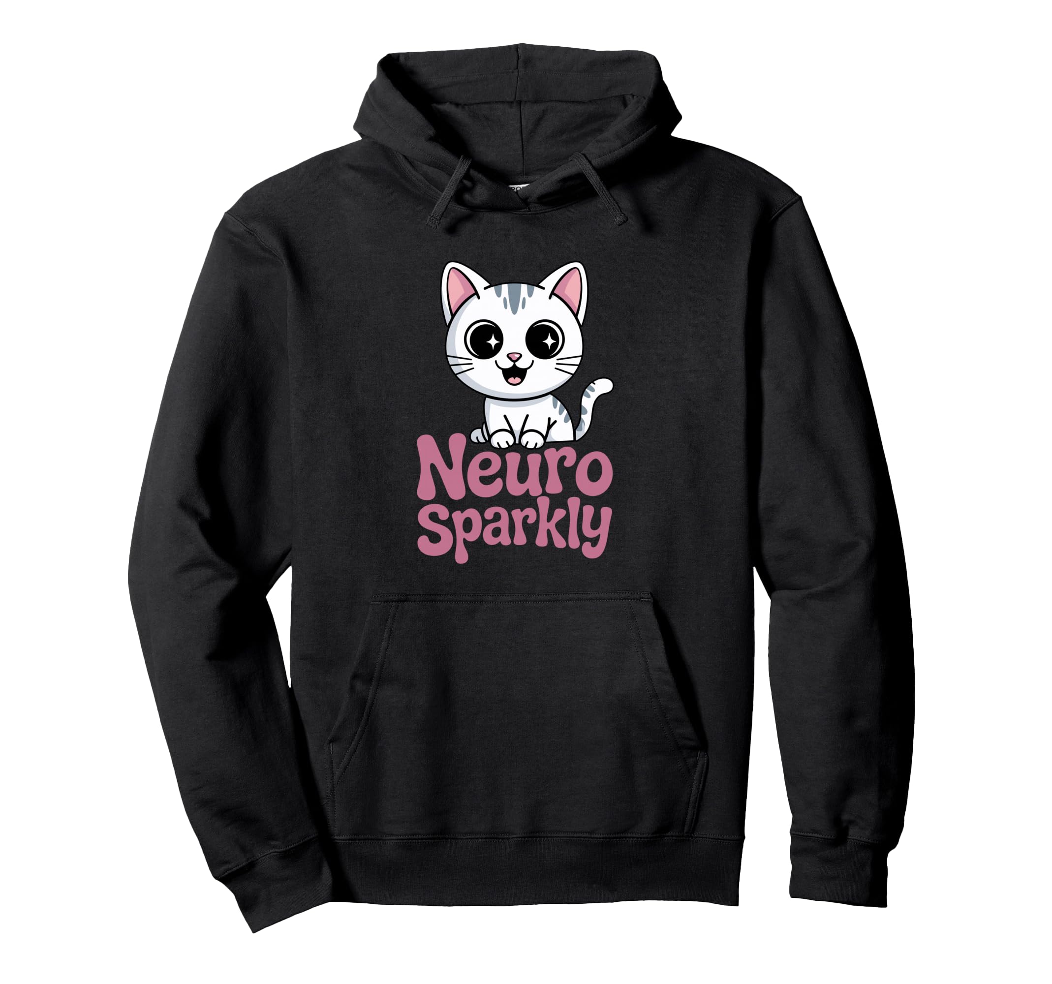 Neuro Sparkly Funny Neurodiverse Adhd Hoodie - Aesthetic Graphic Unisex - T-Shirt, Sweatshirt, Hoodie