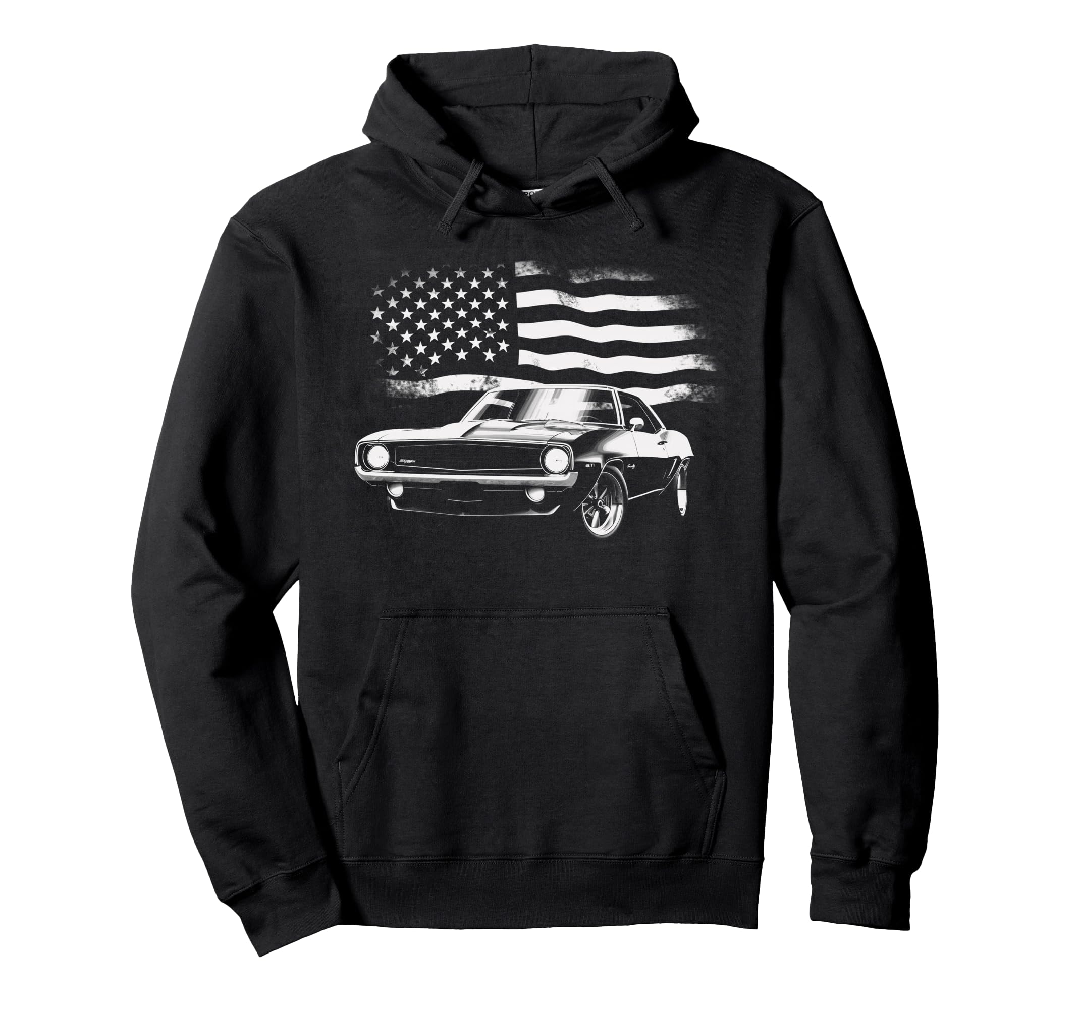 Muscle Car Hoodie - Streetwear Style Men Women - T-Shirt, Sweatshirt, Hoodie