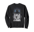 Labrador Retriever Wearing Sweatshirt - Aesthetic Graphic Unisex - T-Shirt, Sweatshirt, Hoodie