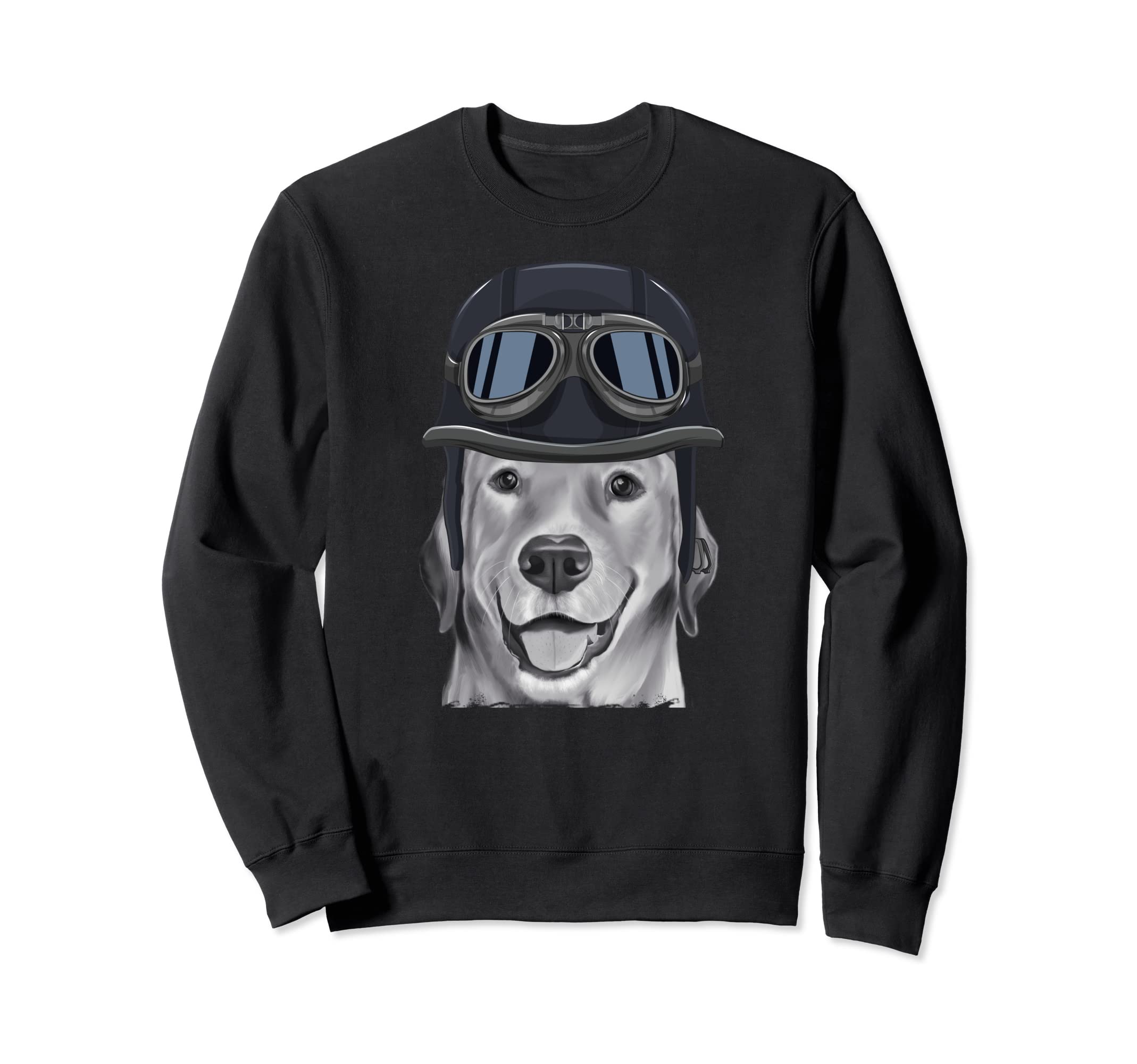 Labrador Retriever Wearing Sweatshirt - Aesthetic Graphic Unisex - T-Shirt, Sweatshirt, Hoodie