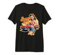 1950S Pinup Car Tri Blend T-Shirt - Custom Art Print Unisex - T-Shirt, Sweatshirt, Hoodie
