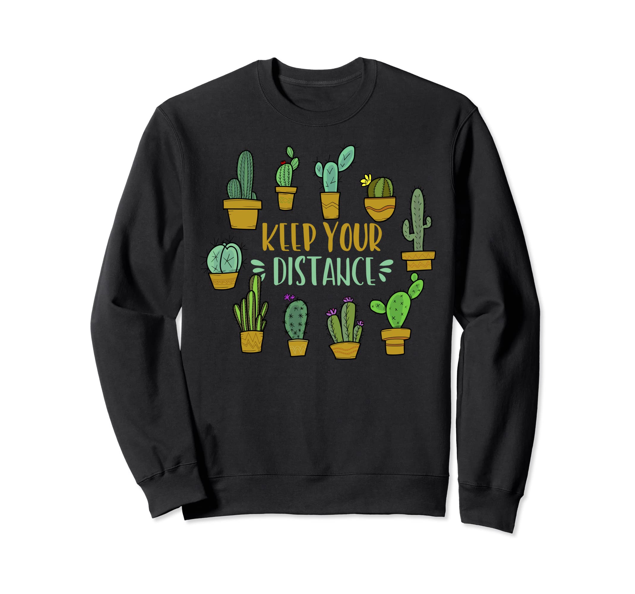 Cactus Introverted Succulent Sweatshirt - Streetwear Style for Adults - T-Shirt, Sweatshirt, Hoodie