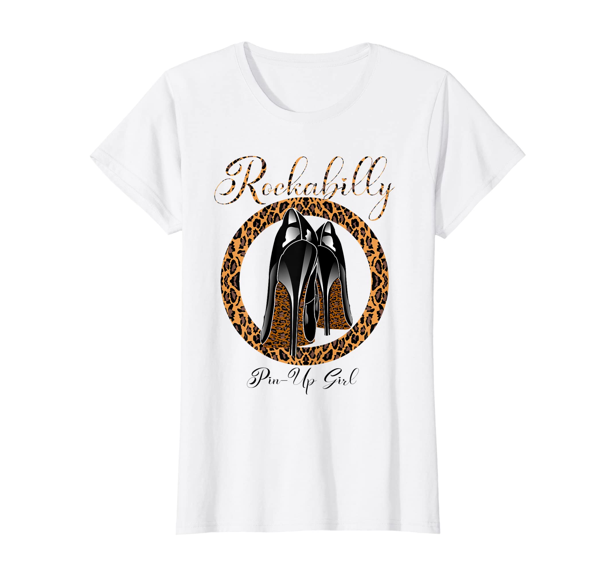 Womens Rockabilly Pin Up High Heel Pumps T-Shirt - Novelty Apparel Unisex - T-Shirt, Sweatshirt, Hoodie