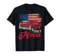 1967 67 Nova Silhouette Muscle Car T-Shirt - Custom Art Print Unisex - T-Shirt, Sweatshirt, Hoodie