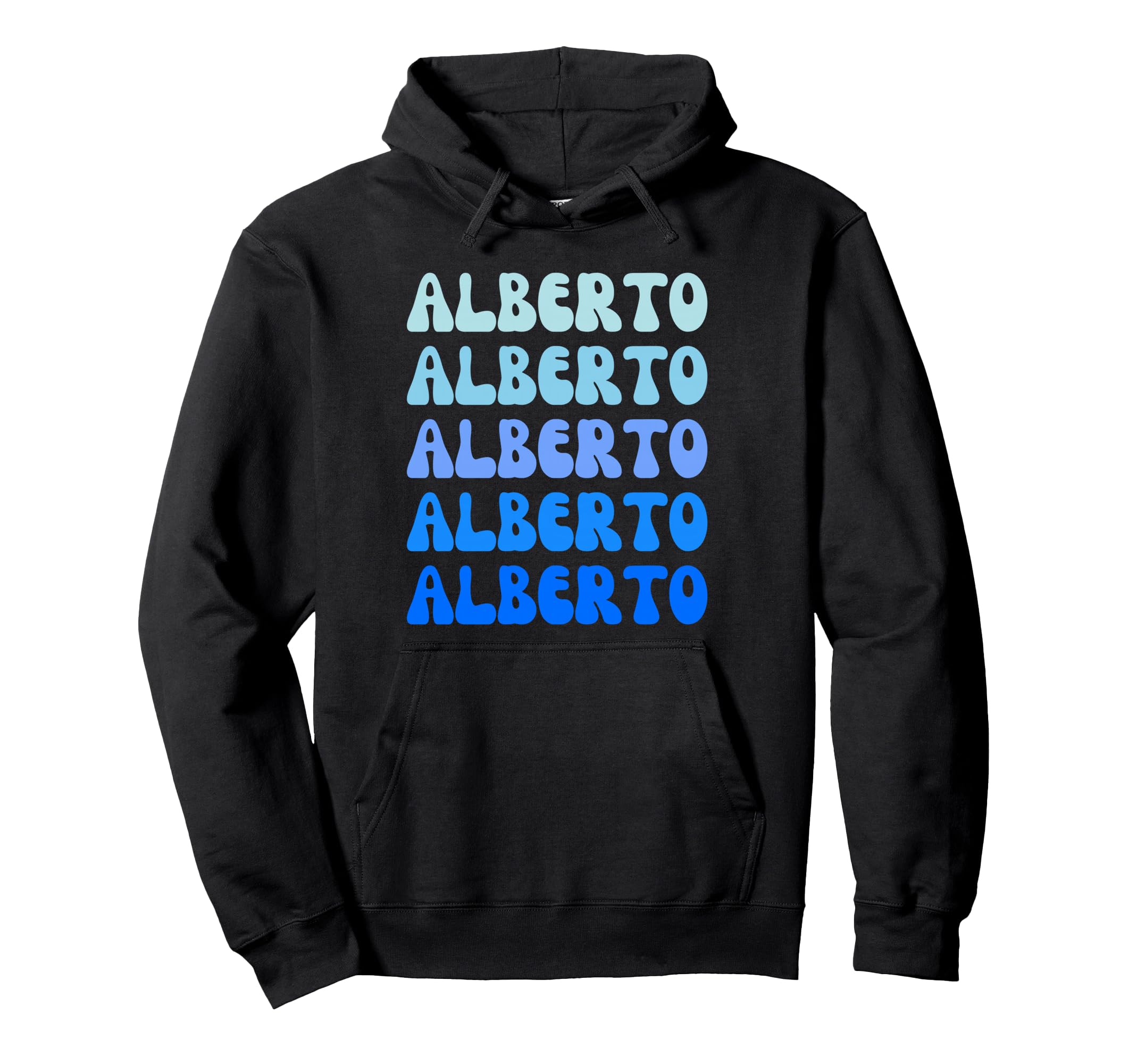 Alberto Name Stack Hoodie - Aesthetic Graphic Unisex - T-Shirt, Sweatshirt, Hoodie