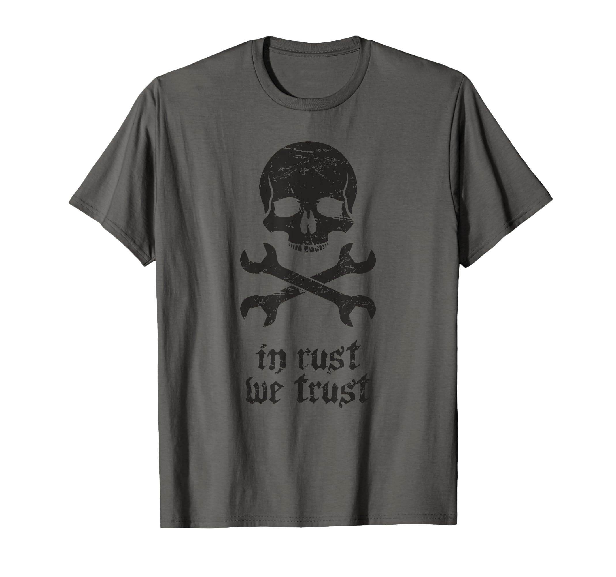 Skull Rat Rod Custom Car Builder Mechanic T-Shirt - Graphic Print Men Women - T-Shirt, Sweatshirt, Hoodie