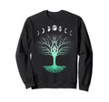 Tree Planets Yoga Meditation Sweatshirt - Minimalist Print Unisex - T-Shirt, Sweatshirt, Hoodie