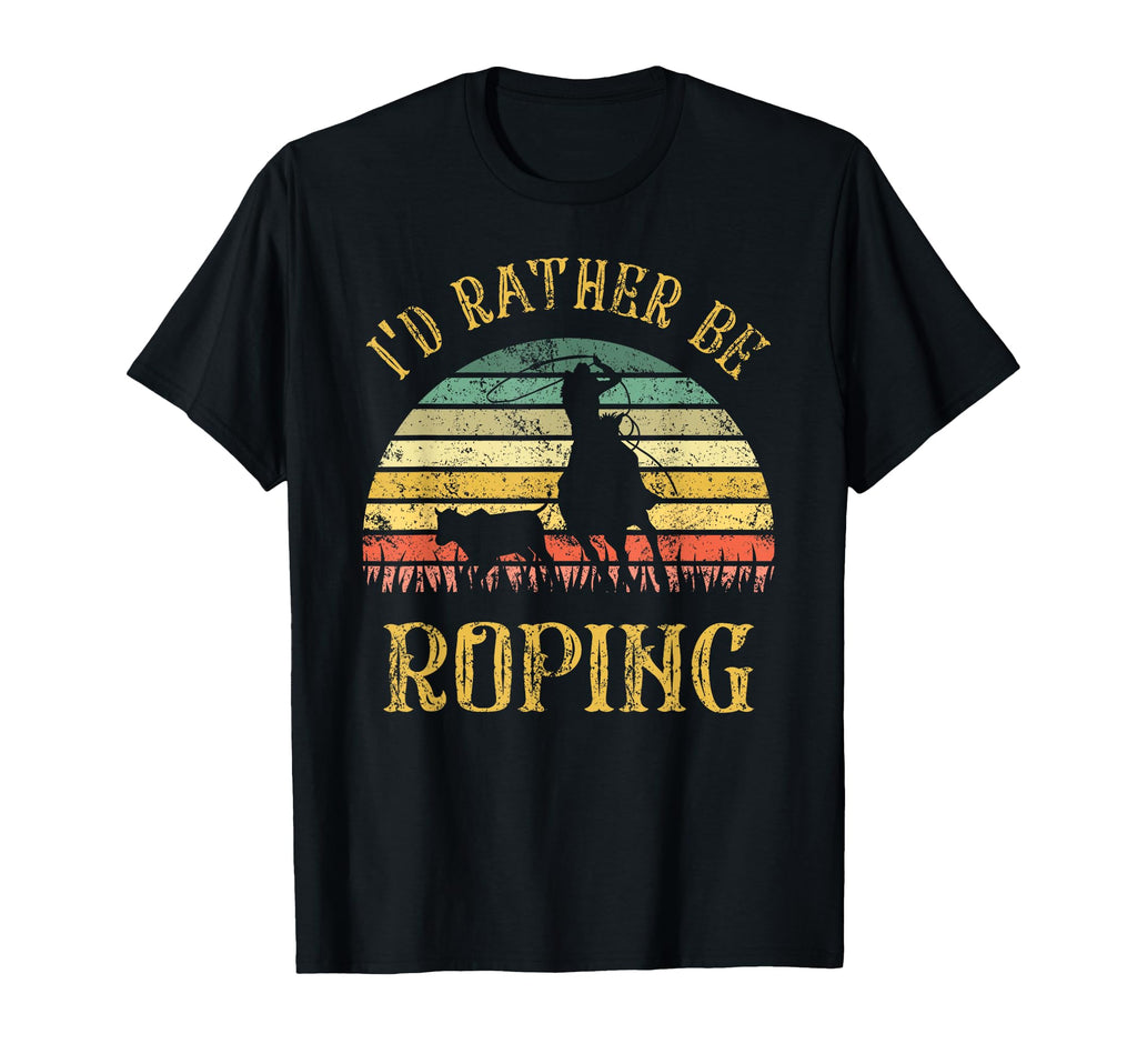 Team Roping Cowboy Cowgirl Roper T-Shirt - Minimalist Print for Adults - T-Shirt, Sweatshirt, Hoodie