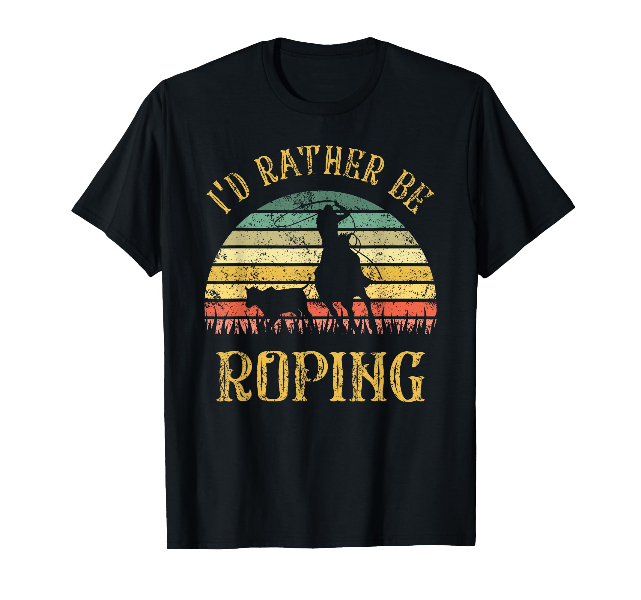 Team Roping Cowboy Cowgirl Roper T-Shirt - Minimalist Print for Adults - T-Shirt, Sweatshirt, Hoodie