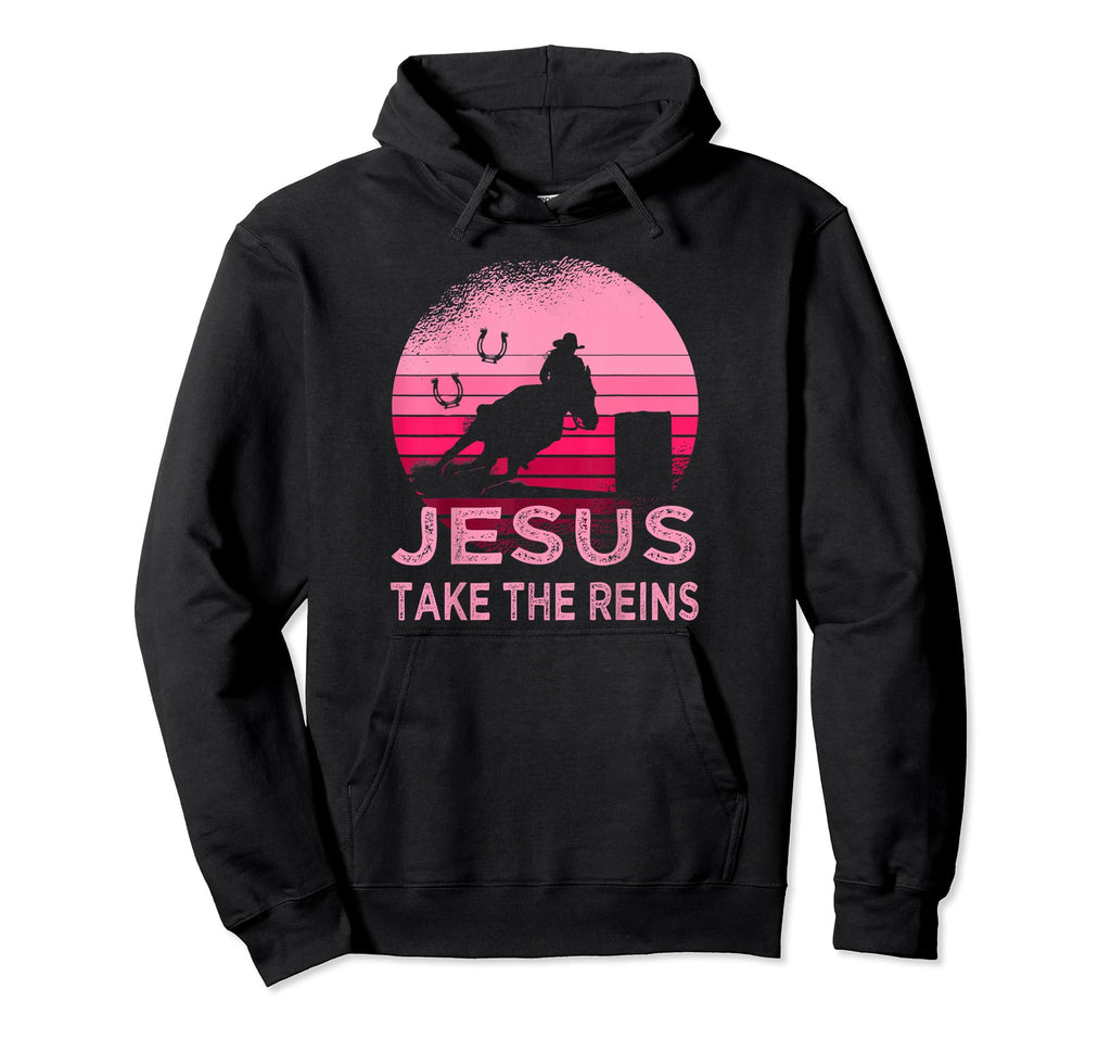 Jesus Take Reins Horse Western Rodeo Hoodie - Custom Art Print Unisex - T-Shirt, Sweatshirt, Hoodie