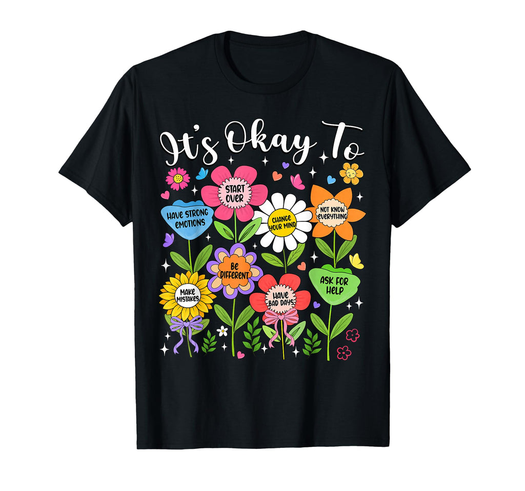 Its Ok To Make Mistakes Be Different T-Shirt - Trendy Graphic Unisex - T-Shirt, Sweatshirt, Hoodie