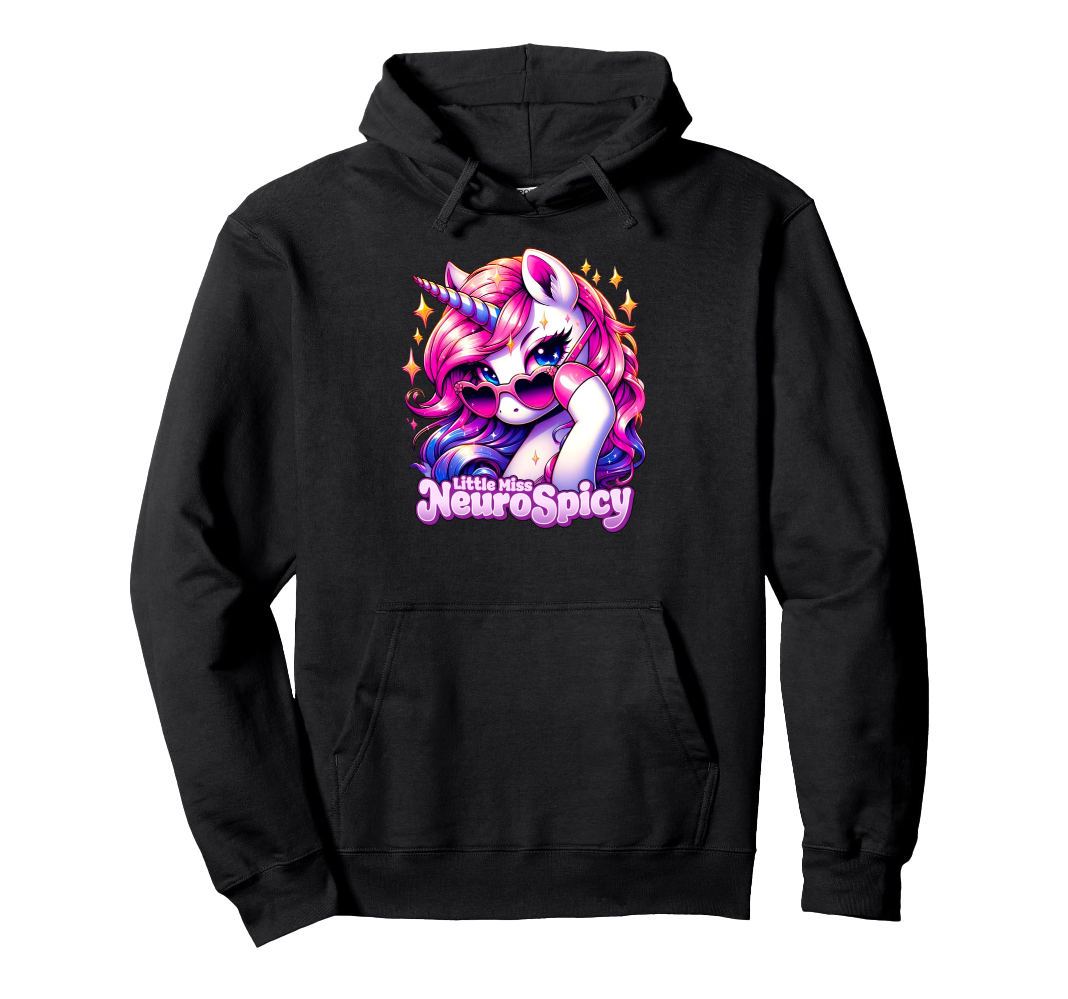 Miss Neurospicy Adhd Awareness Neuro Hoodie - Streetwear Style Unisex - T-Shirt, Sweatshirt, Hoodie