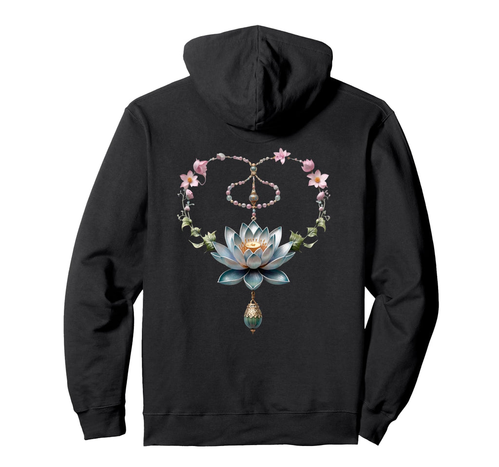 Lotus Flower Yoga Metaphysical Hoodie - Trendy Graphic Unisex - T-Shirt, Sweatshirt, Hoodie