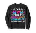 Mom And Mental Health Counselor Sweatshirt - Graphic Print Men Women - T-Shirt, Sweatshirt, Hoodie