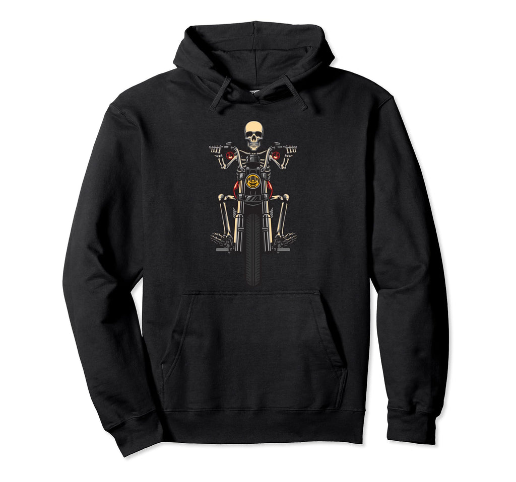 Motorcycle Biker Hoodie - Aesthetic Graphic Men Women - T-Shirt, Sweatshirt, Hoodie